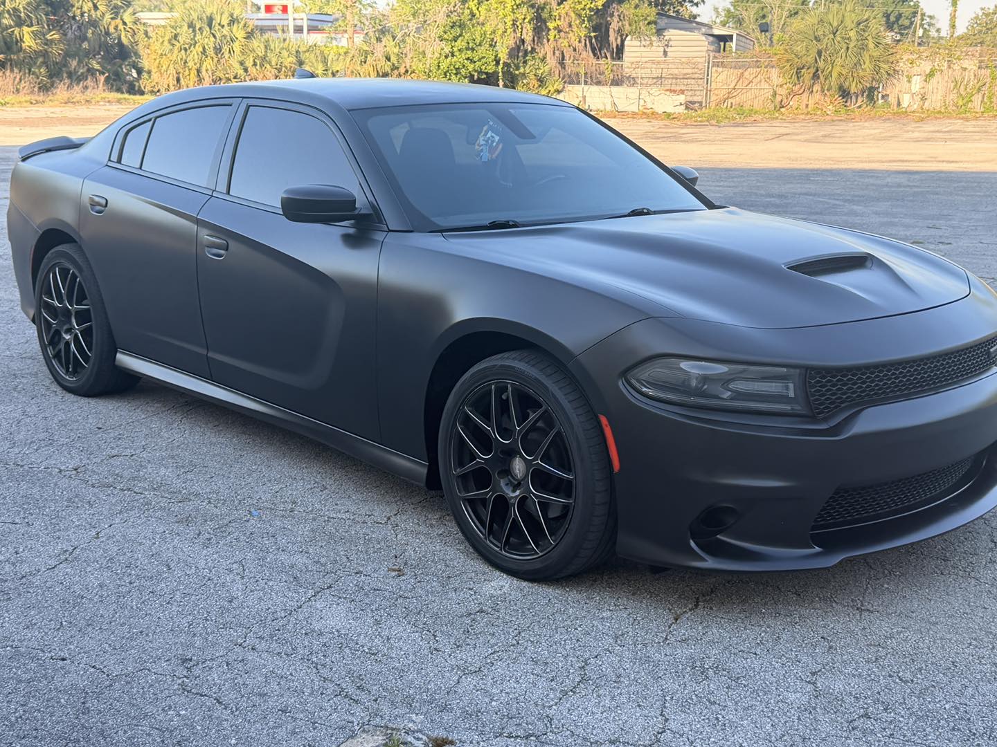 vehicle wraps jacksonville fl matte black car wrap example