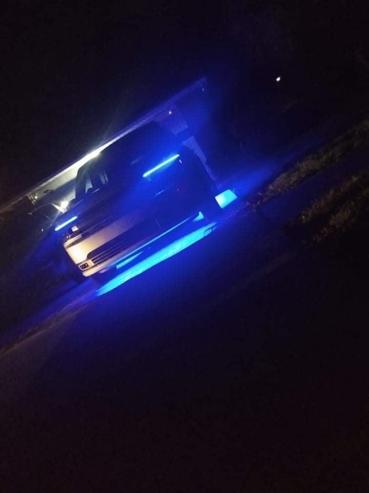 Green underglow lighting installation in Jacksonville Florida